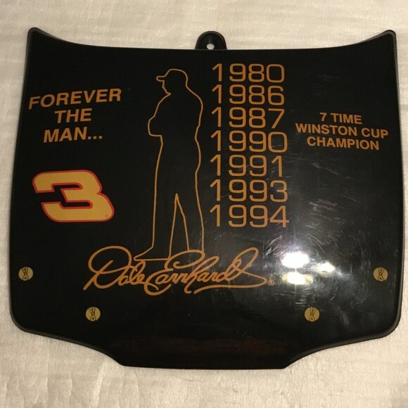 NASCAR- Dale Earnhardt plastic Race Car Hood- - 7 Time Winston Cup Champion- - Picture 3 of 12